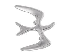 AOOOWER Broche de aleación brillante con diseño de golondrina de pájaro, elegante broche de solapa de metal para mujer, resistente al agua, 5cm, Metal, No es una piedra preciosa