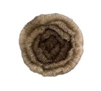AOOOWER Broche de flores de imitación de visón, broche de felpa de varios diseños, accesorios suaves y cómodos para mujer, 8cm, imitación de piel de visón, No es una piedra preciosa