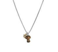AOOOWER Collar con colgante de seta que simboliza la naturaleza y la vitalidad con materiales de aleación resistentes para mujeres de moda, 705cm 13cm, aleación, No es una piedra preciosa