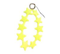 AOOOWER Colorido colgante de silicona con forma de estrella de silicona para habitaciones infantiles y estudios, SizeApprox.32x4cm/12.6x1.57inches, Silicona, No es una piedra preciosa