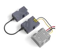 AOOOWER Convertidor Ethernet RJ45 de 12 V a 48 V para equipos de Internet, convertidor de voltajes seguros para redes