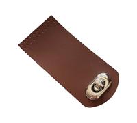 AOOOWER Elegante cinturón de bloqueo con agujero para bolsa de repuesto, proyectos de manualidades, juego de agarre personalizable, café, V