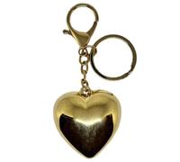 AOOOWER Elegante llavero de corazón con diseño de corazón, llamativo llavero para bolsa, colgante de metal de moda
