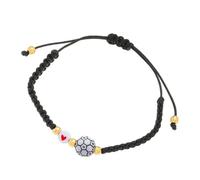 AOOOWER Elegante pulsera de cuentas trenzadas para entusiastas del fútbol y personas que buscan algo único, SizeApprox.1029cm/3.9311.41inches, cuerda, No es una piedra preciosa
