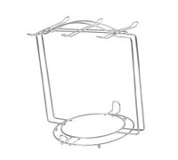 AOOOWER Elegante soporte para tazas de hierro para encimera de cocina, ahorro de espacio, soporte para escurridor con establo