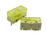 AOOOWER Interruptores originales Huano de 3 pines, 120 millones de clics, interruptores de vida útil, contactos de aleación plateada, 2 piezas de fijación