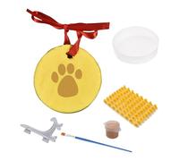 AOOOWER Juego completo de impresión de perro y patas con arcilla reutilizable y accesorios para recuerdos