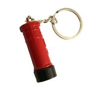 AOOOWER Llavero británico de metal británico, llavero de autobús, caja de teléfono, llavero de buzón, llavero de aleación con textura, 47MM15MM, Aleación de zinc, No es una piedra preciosa