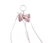 AOOOWER Llavero con colgante de lazo de dulce lazo, encantador, decoración colgante para bolso, mochila, bolso, 23.5cm, cinta, No es una piedra preciosa