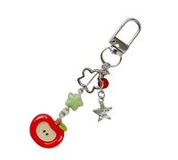 AOOOWER Llavero creativo con diseño de auriculares que añade estilos y funcionalidad a tus llaves para todos los días, 3.51x2.34in, Metal, No es una piedra preciosa