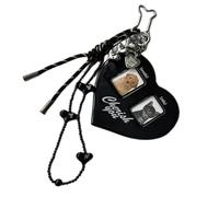 AOOOWER Llavero de oso ABS para llaves, mochila, bolso, adorno, bonitos diseños con luz LED para mujeres y niños, Size 5.5x4.5cm/2.17x1.77inch, ABS, No es una piedra preciosa