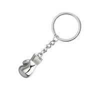 AOOOWER Llavero inspirador de fitness, guante de boxeo, mancuerna y cabeza de golf, llavero único para gimnasio, 3.51x1.56in, Metal, No es una piedra preciosa