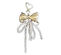 AOOOWER Llavero portátil de aleación resistente con lazo de mariposa para teléfono para mujeres de moda, Size Length 11.5cm/4.53inch, Aleación acrílica, No es una piedra preciosa