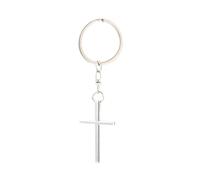 AOOOWER Llavero religioso con colgante de metal religioso adecuado para llaves de coche y uso diario que simboliza la fe, 4*2CM, Aleación de zinc, No es una piedra preciosa