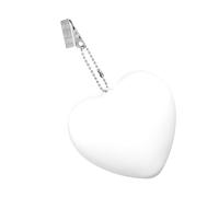 AOOOWER Luz LED de noche con forma de corazón y luna, recargable, luz interior, adecuada para ambientes y portátil, 65*69*6mm, Materiales mixtos, No es una piedra preciosa