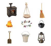 AOOOWER Modelo de corazón al aire libre con accesorios de llama Hobgoblin para exhibiciones creativas y proyectos de manualidades, paisaje con