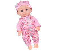 AOOOWER Muñeca caucásica de 24 cm para niños, muñeca caucásica con ropa encantadora y reconfortante para niños pequeños, juego de crianza realista