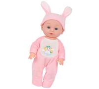 AOOOWER Muñeca caucásica de 24 cm para niños, muñeca caucásica con ropa encantadora y reconfortante para niños pequeños, juego de crianza realista