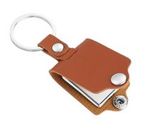 AOOOWER Paquete de 12 llaveros de piel para fotos, accesorios únicos para fotos, llavero vacío para varios, 10*3.5*0.5cm, Aleación y poliuretano, No es una piedra preciosa