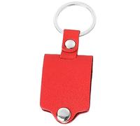 AOOOWER Paquete de 12 llaveros de piel para fotos, accesorios únicos para fotos, llavero vacío para varios, 10*3.5*0.5cm, Aleación y poliuretano, No es una piedra preciosa