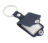 AOOOWER Paquete de 12 llaveros de piel para fotos, accesorios únicos para fotos, llavero vacío para varios, 10*3.5*0.5cm, Aleación y poliuretano, No es una piedra preciosa