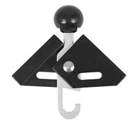 AOOOWER Pinza de tipo pesado para tienda de campaña, ángulos regulables, antideslizante, poste de refuerzo, clip de refuerzo para camping resistente al viento, accesorios de equipo de camping a prueba