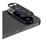 AOOOWER Protector de cámara de metal fino con corte preciso, a prueba de arañazos, cubierta de aluminio para cámaras, fácil de usar, para aplicación móvil, no para huellas dactilares