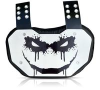 AOOOWER Protector lumbar de fútbol resistente a los impactos, malla transpirable, interior acolchado, mejora el rendimiento de absorción de protectores de espalda