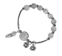 AOOOWER Pulsera de moda con la bandera de Palestina para hombres y mujeres, pulseras de cuero trenzado de varias capas, joyería con bandera del país, 21cm, cuero/cristal, No es una piedra preciosa