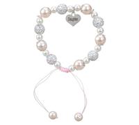 AOOOWER Rosario musulmán con 99 cuentas, pulsera de oración, joyería religiosa, perlas de imitación, borlas, meditación, 7.41x6.24in, Acrílico, No es una piedra preciosa