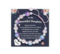AOOOWER Rosario musulmán con 99 cuentas, pulsera de oración, joyería religiosa, perlas de imitación, borlas, meditación, 7.41x5.07in, Acrílico, No es una piedra preciosa