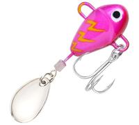 AOOOWER Saltwater Hard VIB Baits - Señuelo giratorio de 5 cm, cuchara de pesca con ganchos, señuelos giratorios para principiantes