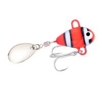 AOOOWER Saltwater Hard VIB Baits - Señuelo giratorio de 5 cm, cuchara de pesca con ganchos, señuelos giratorios para principiantes