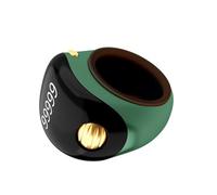 AOOOWER Tasbih - Anillos pequeños Zikr de 3 tamaños intercambiables, impermeables, contador de dedos digital