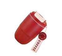 AOOOWER Taza de café térmica con diseño de tapa para sorbos, conservación del calor, taza ergonómica para bebidas calientes, para camping, viajes, oficina, taza portátil de acero inoxidable