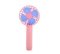 AOOOWER Ventilador de mano, ventilador de mano, 2 ventiladores de bolsillo alimentados por pilas AAA, interior, exterior, oficina,