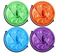 aoory 4 cepillos plegables para cubos limpiadores, suministros para mezclar colores para niños, estudiantes, bocetos al aire libre