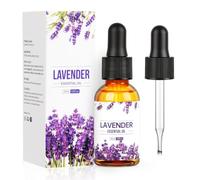 AOOSA Aceites Esenciales Lavanda, 30ml Aceites Esenciales Naturales | Aceite de Fragancia Limpio Fresco para Humidificador Difusor para Elaboración Casera de Bombas de Baño, Jabones y Velas