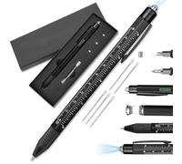 AOOSA Regalos para hombres, bolígrafo multiherramienta 8 en 1, gadgets geniales para hombres, regalos de cumpleaños para él que lo tiene todo, regalo de Navidad para papá, marido, novio