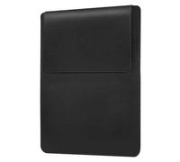 AOOSU 15/16 Pulgada Funda para Ordenadores Portátiles con Soporte, Funda Portátil de Cuero PU para Pro de 16" (M4/M3/M2/M1), Pro 15", HP, DELL, Samsung, Huawei de 15,6" -Negro