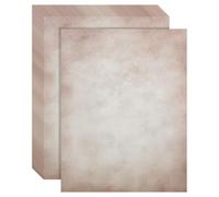 AOOSU Papel de Carta Vintage, 30 Hojas A4 Papels de Escribir Vintage, Papels de Carta Antiguo Clásico Artesanal con Alma Antigua Manualidades para Invitaciones, Escribir Cartas y Más(01)