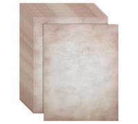 AOOSU Papel de Carta Vintage, 30 Hojas A4 Papels de Escribir Vintage, Papels de Carta Antiguo Clásico Artesanal con Alma Antigua Manualidades para Invitaciones, Escribir Cartas y Más(06)