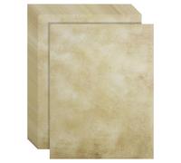 AOOSU Papel de Carta Vintage, 60 Hojas A4 Papels de Escribir Vintage, Papels de Carta Antiguo Clásico Artesanal con Alma Antigua Manualidades para Invitaciones, Escribir Cartas y Más(06)