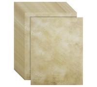 AOOSU Papel de Carta Vintage, 60 Hojas A4 Papels de Escribir Vintage, Papels de Carta Antiguo Clásico Artesanal con Alma Antigua Manualidades para Invitaciones, Escribir Cartas y Más(06)