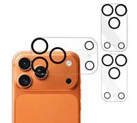 AOOSU Protector de Lente de Cámara para iPhone 17 Pro Max, 3PCS Protector Lente Cámara para iPhone 17 Pro Max, HD Protectores para Lente Integrada 9H Cristal Vidrio Templado Anti-Rasguños Anti-Caídas