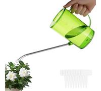 AOOSU Regadera Plantas Interior, 1L Regadera Pequeña, Plástico para Jardín, para Vivienda Exteriores Interior (Verde Militar)