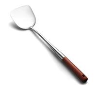 AOOSY Juego de utensilios de cocina para wok, 42,5 cm Espátula Para Wok, acero inoxidable, espátula, utensilios de cocina, aptos para wok