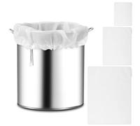 AOOTE Bolsas de Leche de Nueces,3 Pcs Bolsas Reutilizables Malla Fina Nailon,3 Tamaños,120 Malla Bolsa Colador de Malla Fina con Cordón,Bolsa de Filtro para Queso Casero para Queso,Zumo de Frutas