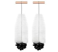AOOTE Cepillo para Botellas de Cristal,2 Piezas Cepillos para Botellas,Cepillo Adecuado para Botellas SodaStream,Cepillos Limpia Botella de Cristal para Lavar Termos,Botella para Beber (Negro)