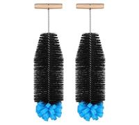 AOOTE Cepillo para Botellas de Cristal,2 Piezas Cepillos para Botellas,Cepillo Adecuado para Botellas SodaStream,Cepillos Limpia Botella de Cristal para Lavar Termos,Botella para Beber (Azul)